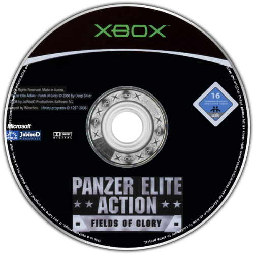 Panzer Elite Action - Fields of Glory (Europe) Game Disc